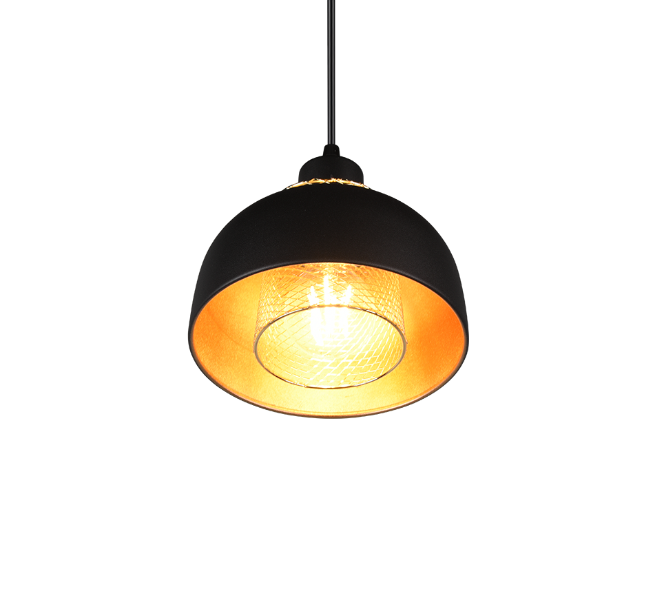 PUNCH | Pendant | Black mat | Metal