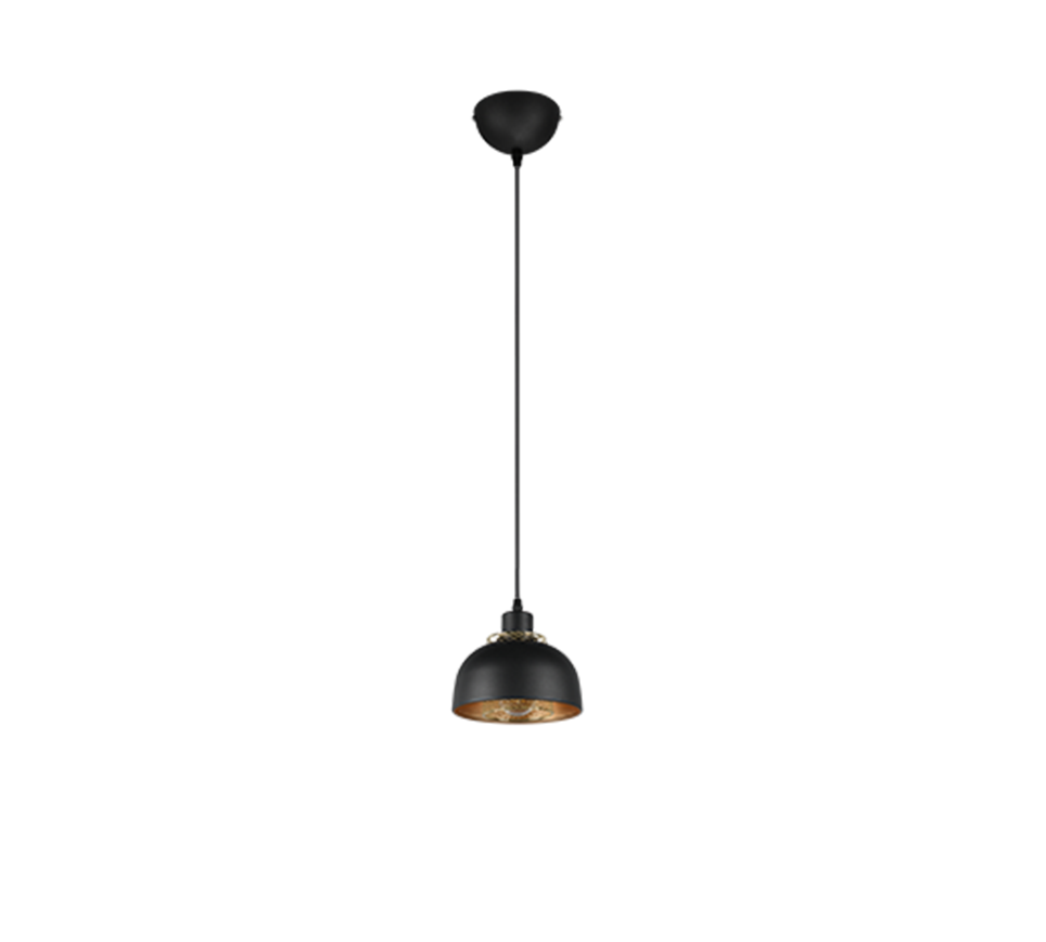 PUNCH | Pendant | Black mat | Metal
