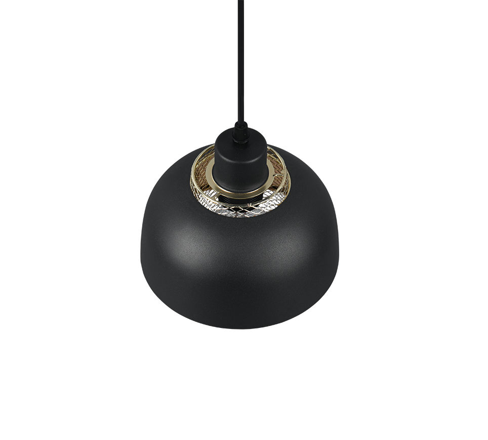 PUNCH | Pendant | Black mat | Metal