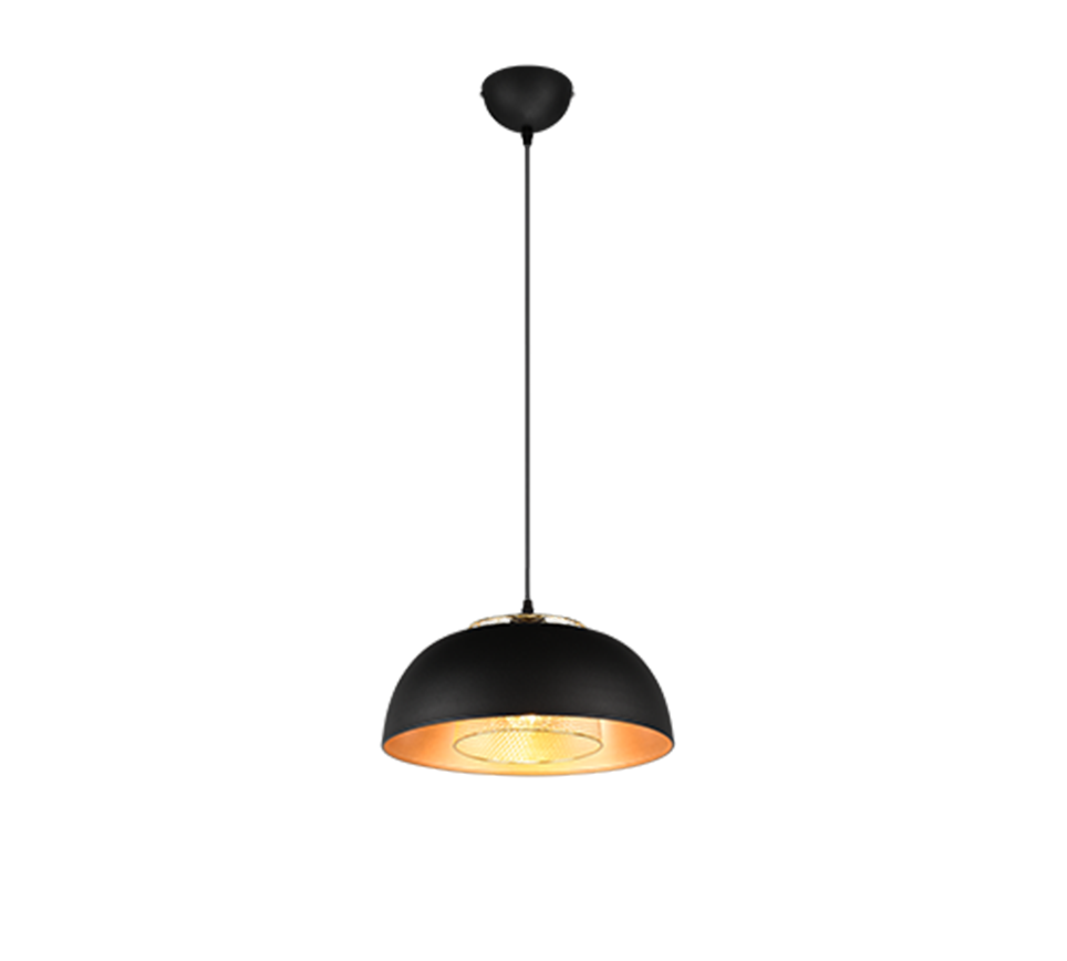 PUNCH | Pendant | Black mat | Metal