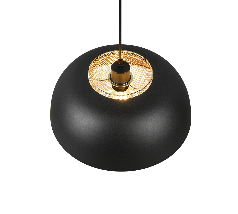 PUNCH | Pendant | Black mat | Metal