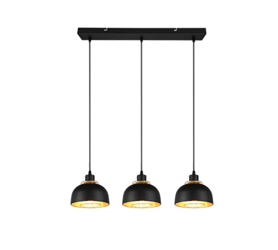 PUNCH | Pendant | Black mat | Metal