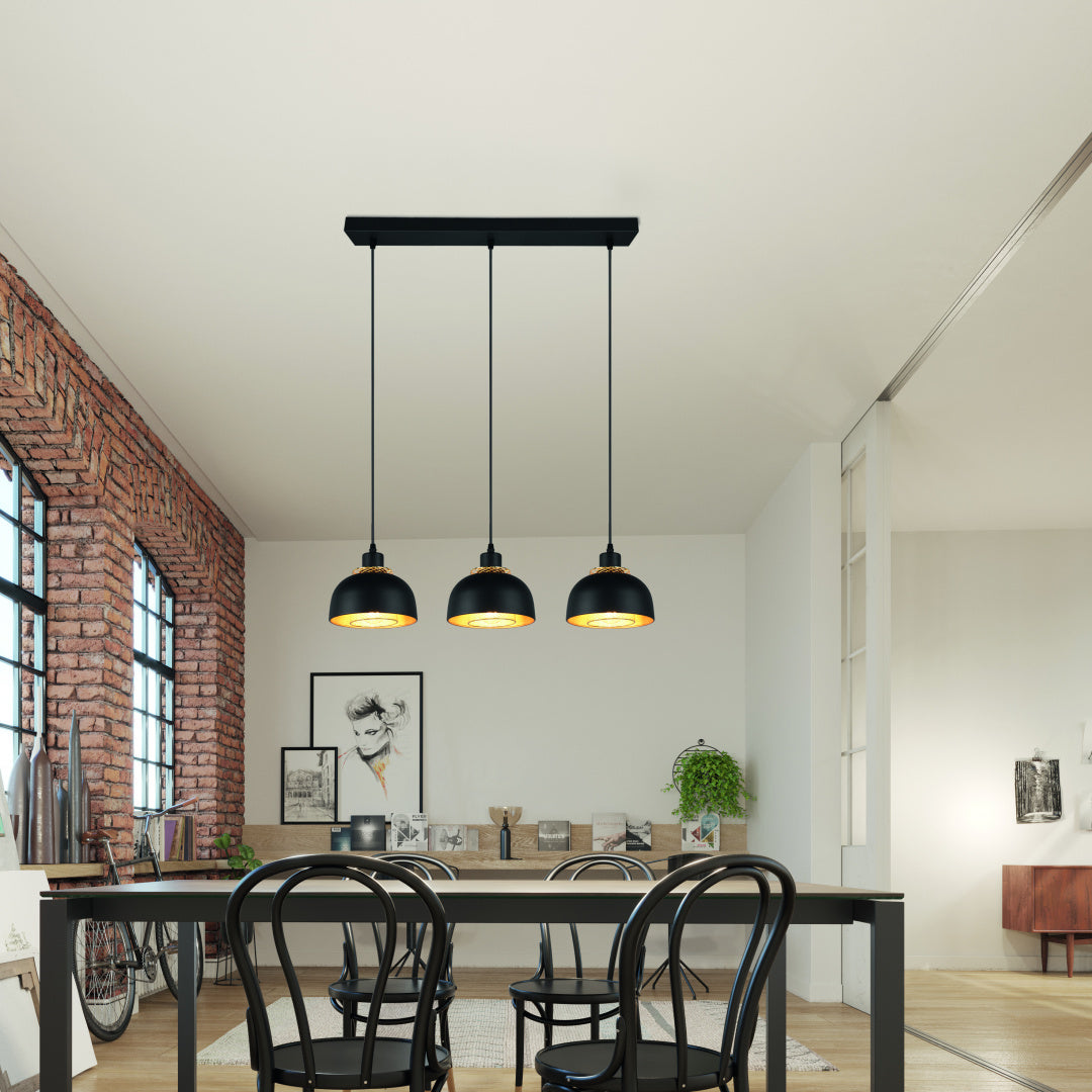 PUNCH | Pendant | Black mat | Metal
