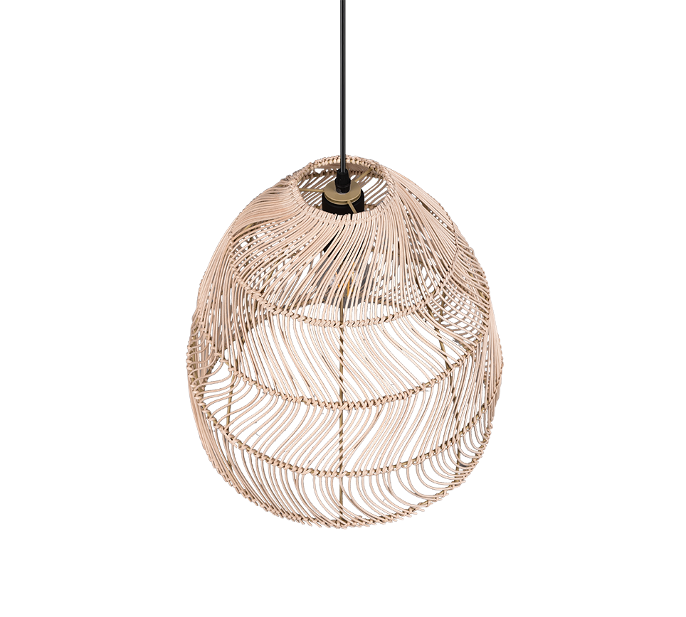 RIKE | Pendant | Natural finish | Rattan meshwork