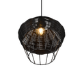 BORKA | Pendant | Black | Rattan meshwork