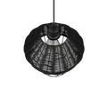 BORKA | Pendant | Black | Rattan meshwork
