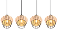 BORKA | Pendant | Natural finish | Rattan meshwork