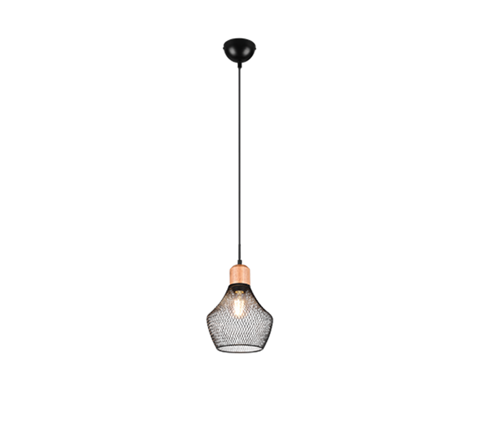 VALERIA | Pendant | Black mat | Metal