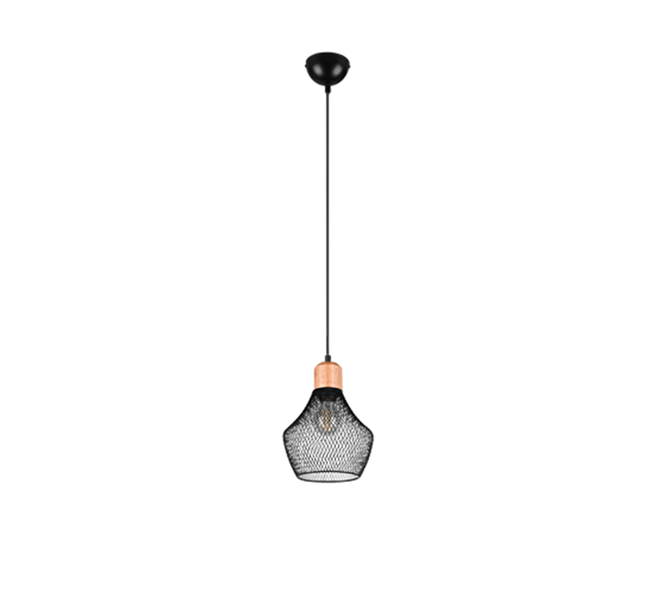 VALERIA | Pendant | Black mat | Metal