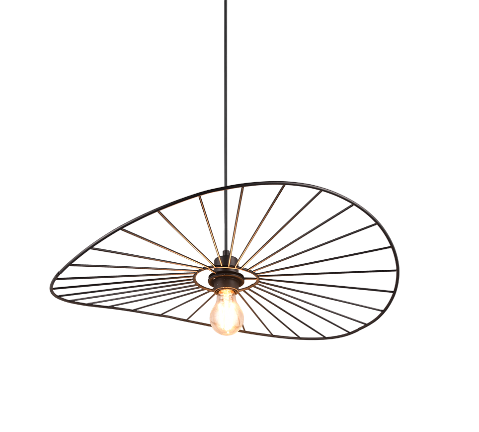 CHAPEAU | Pendant | Black mat | Metal