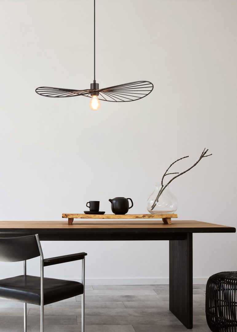 CHAPEAU | Pendant | Black mat | Metal
