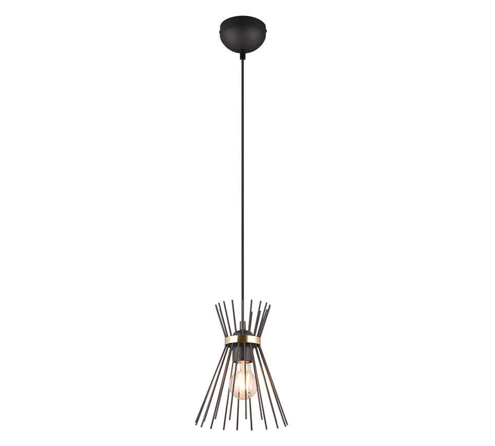 ROD | Pendant | Schwarz-Gold | Metal