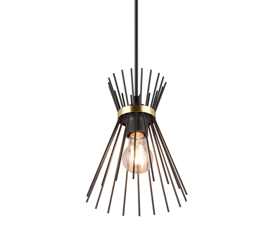 ROD | Pendant | Schwarz-Gold | Metal