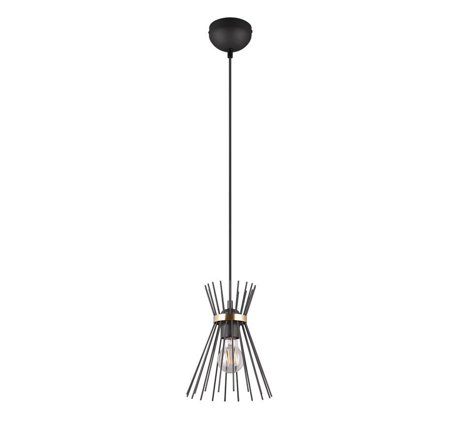ROD | Pendant | Schwarz-Gold | Metal