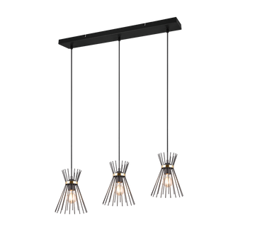 ROD | Pendant | Schwarz-Gold | Metal