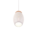 BIDAR | Pendant | White mat | Metal