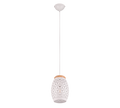 BIDAR | Pendant | White mat | Metal