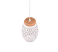 BIDAR | Pendant | White mat | Metal