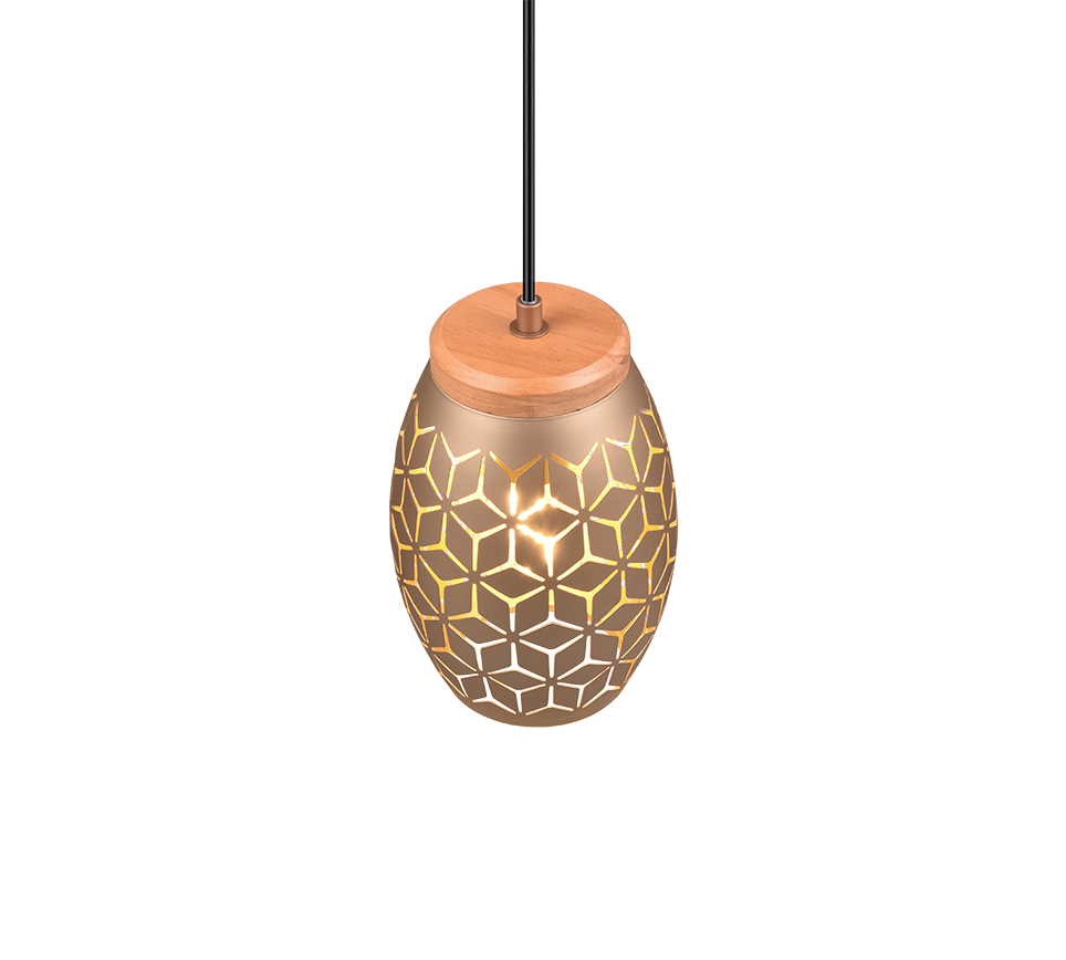 BIDAR | Pendant | Coffee | Metal