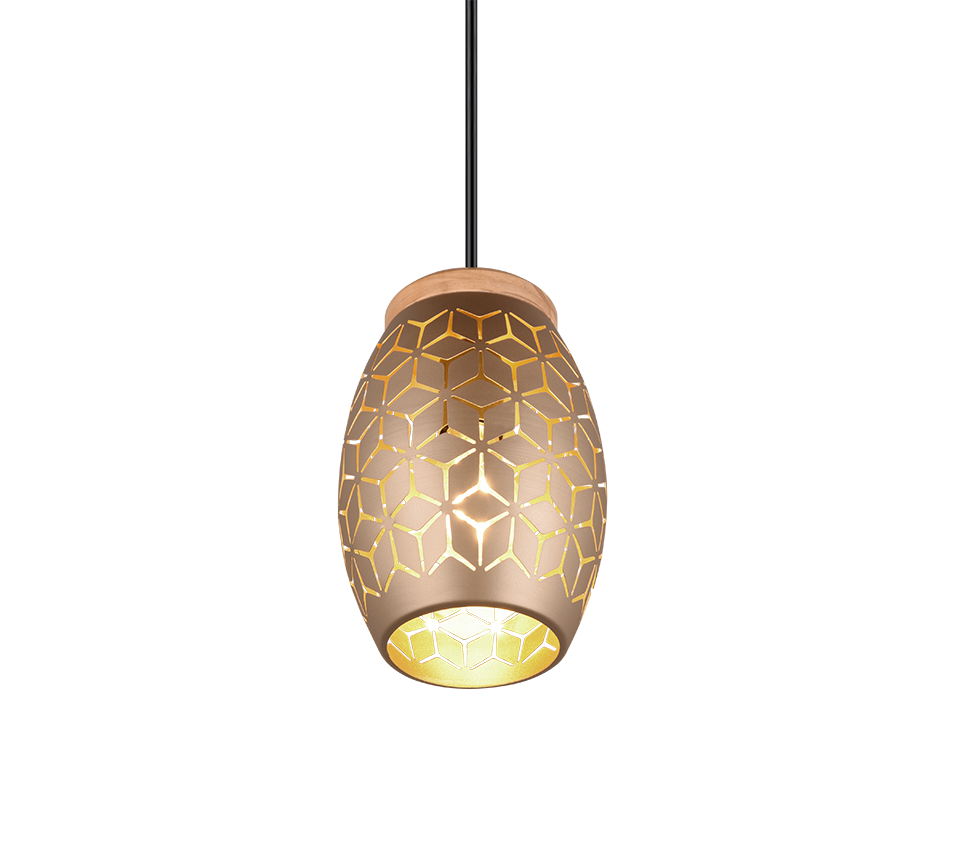 BIDAR | Pendant | Coffee | Metal