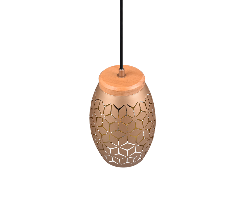 BIDAR | Pendant | Coffee | Metal