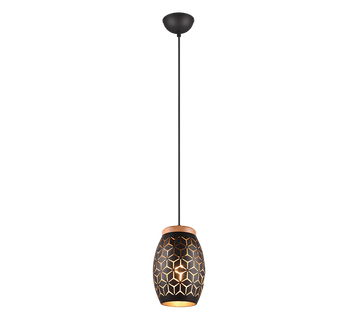 BIDAR | Pendant | Schwarz-Gold | Metal