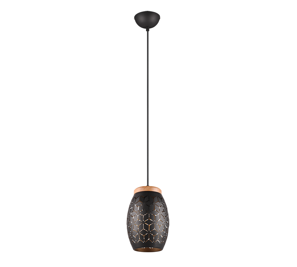 BIDAR | Pendant | Schwarz-Gold | Metal