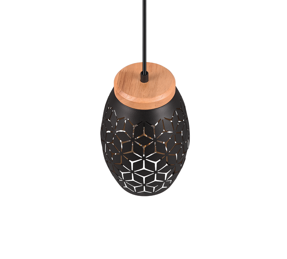 BIDAR | Pendant | Schwarz-Gold | Metal