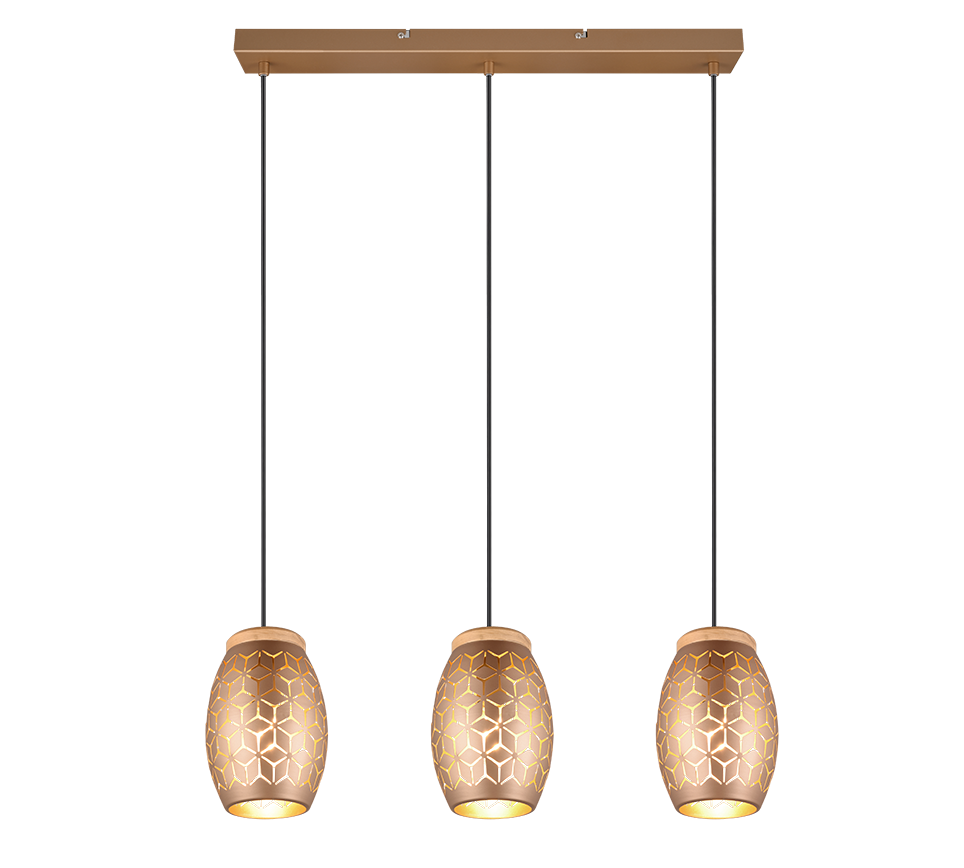 BIDAR | Pendant | Coffee | Metal