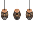 BIDAR | Pendant | Schwarz-Gold | Metal