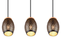 BIDAR | Pendant | Schwarz-Gold | Metal