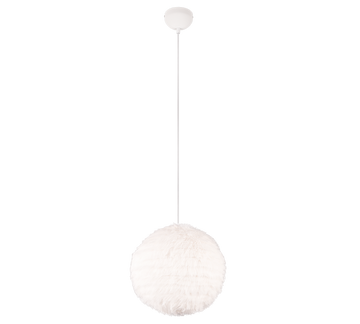 FURRY | Pendant | White | Synthetik Plüsch