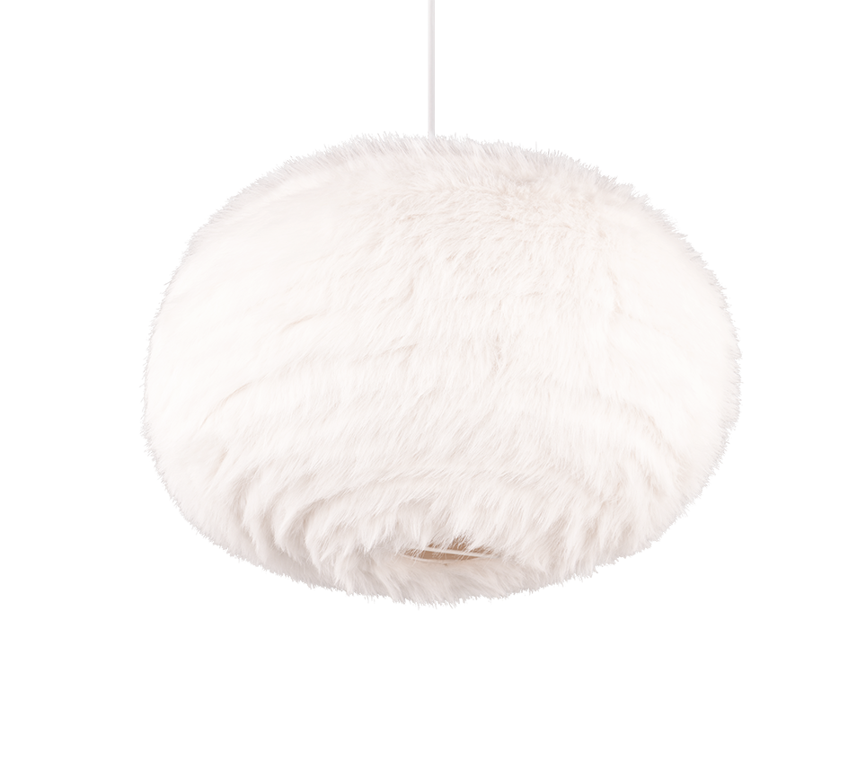 FURRY | Pendant | White | Synthetik Plüsch