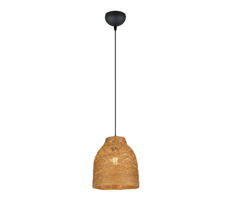 JOELINE | Pendant | Black mat | Papiergarn