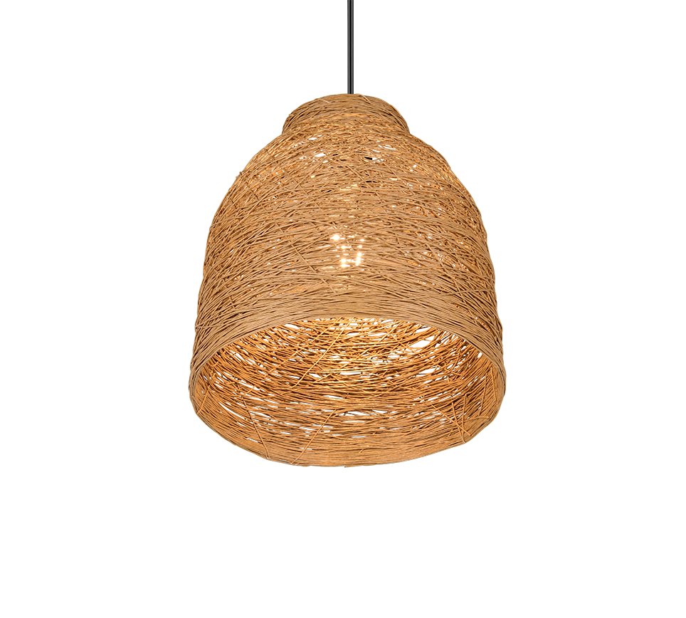 JOELINE | Pendant | Black mat | Papiergarn