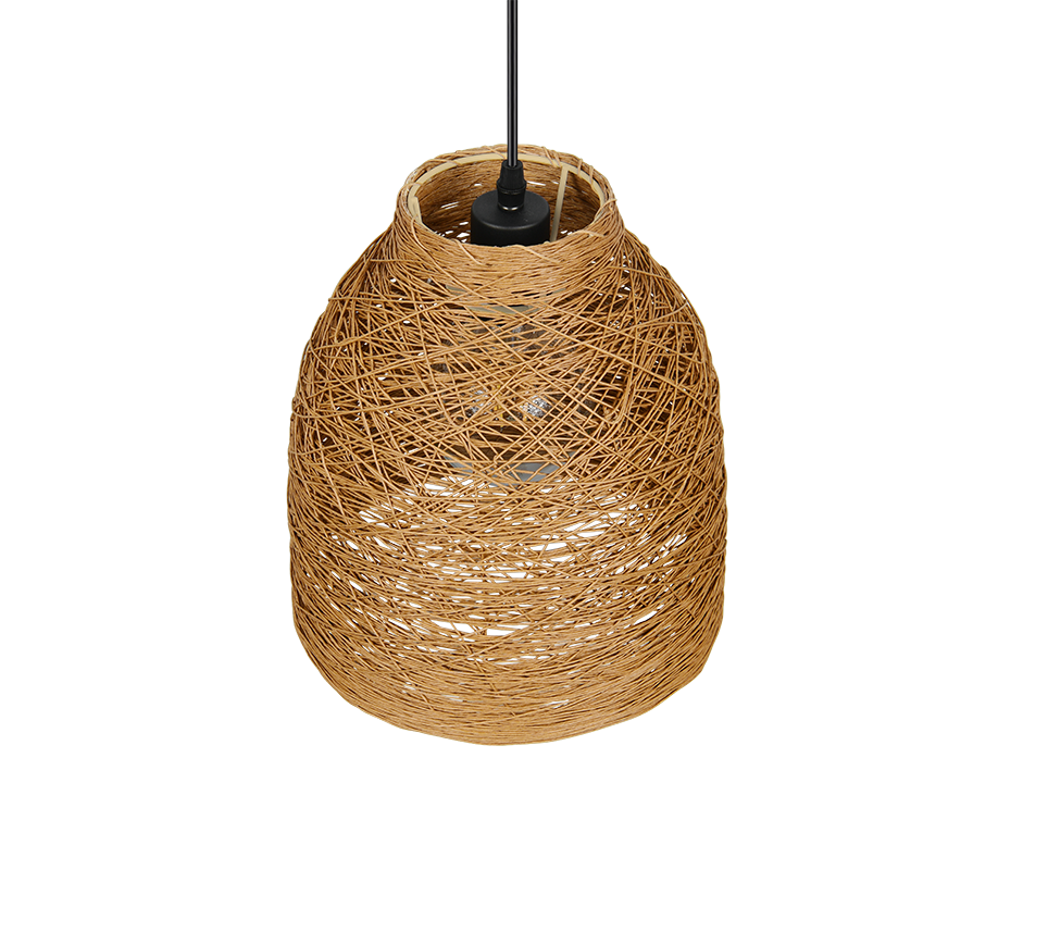 JOELINE | Pendant | Black mat | Papiergarn