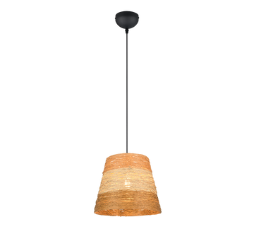 JOELINE | Pendant | Black mat | Papiergarn