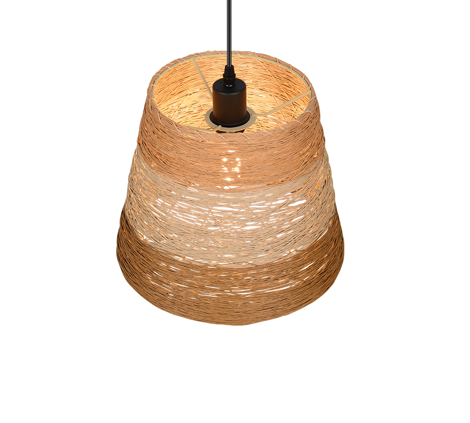 JOELINE | Pendant | Black mat | Papiergarn