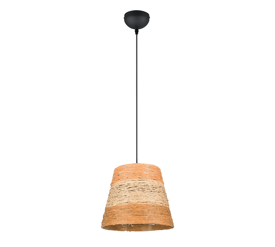JOELINE | Pendant | Black mat | Papiergarn