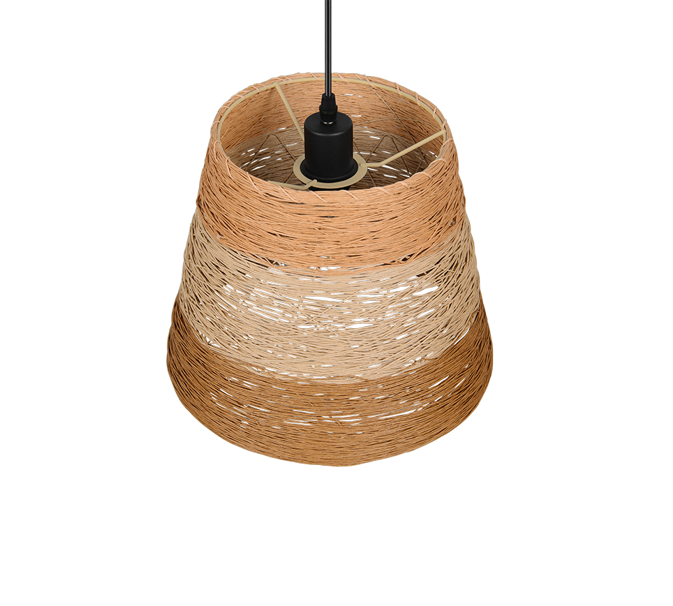 JOELINE | Pendant | Black mat | Papiergarn