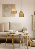 JOELINE | Pendant | Black mat | Papiergarn