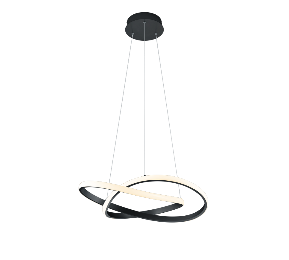 COURSE | Pendant | Black mat | Metal