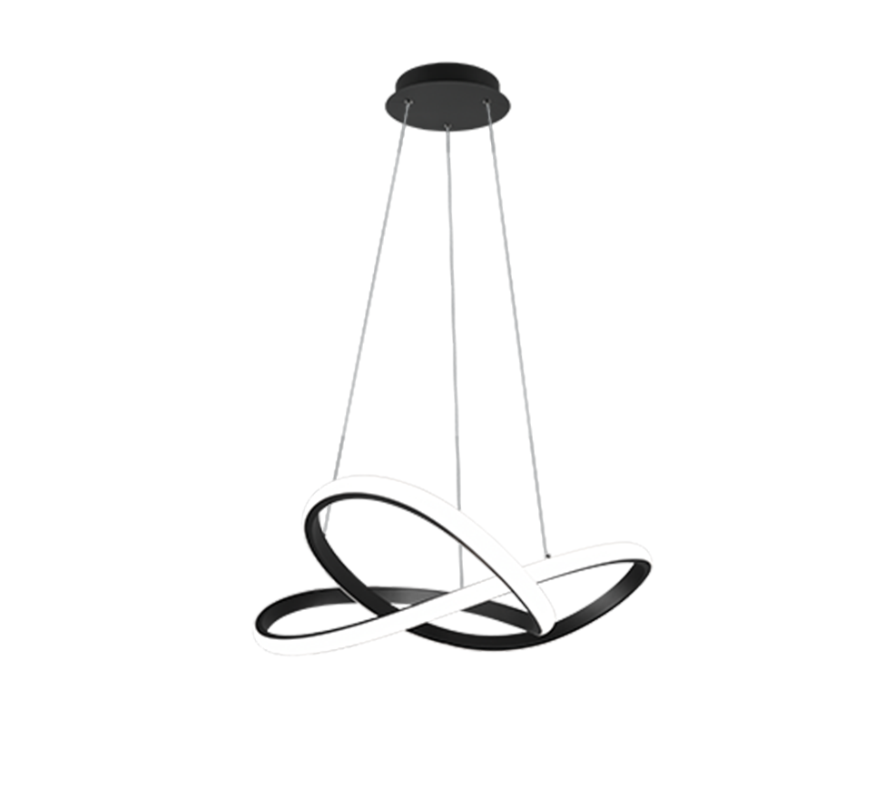COURSE | Pendant | Black mat | Metal