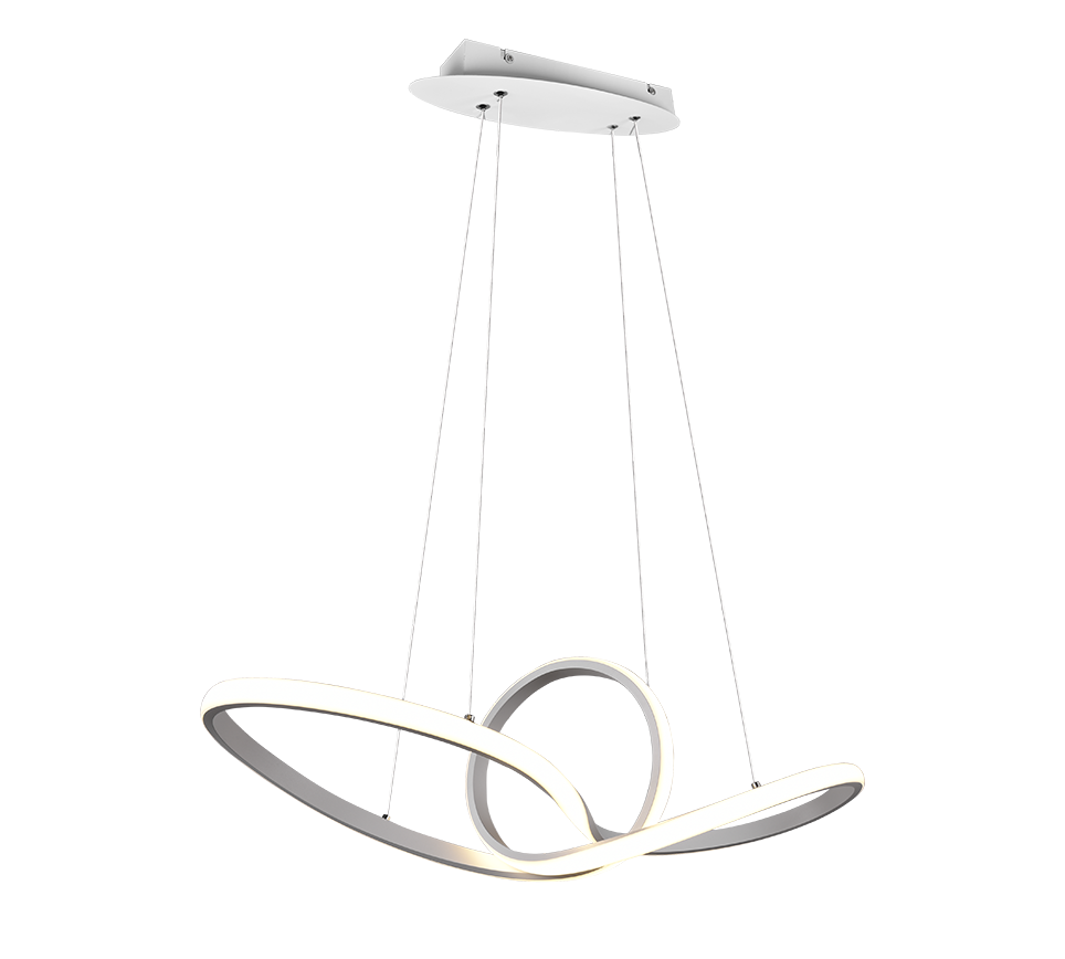 SANSA | Pendant | White mat | Metal
