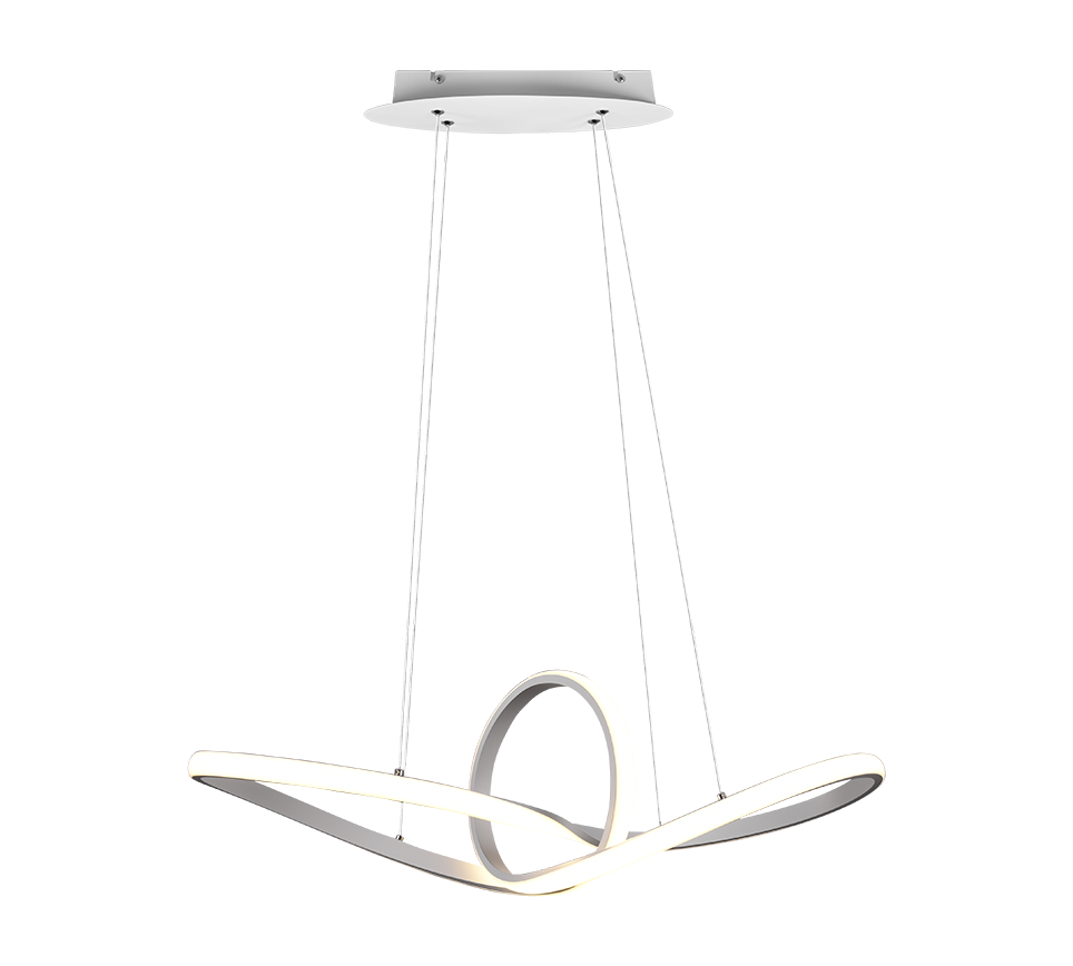 SANSA | Pendant | White mat | Metal