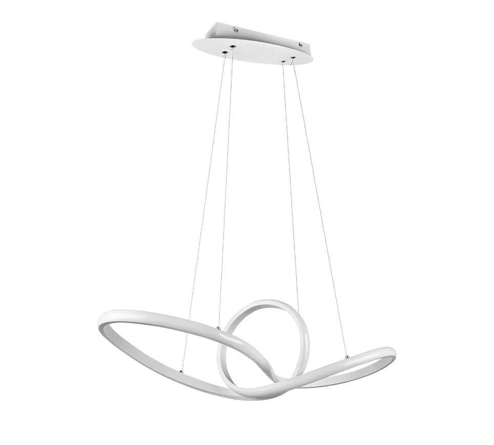 SANSA | Pendant | White mat | Metal