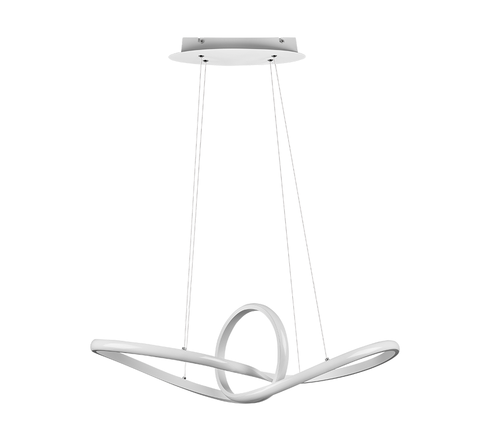 SANSA | Pendant | White mat | Metal