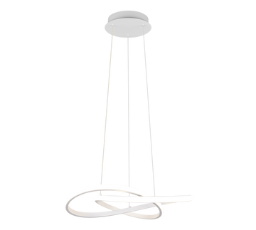 MANSA | Pendant | White mat | Metal