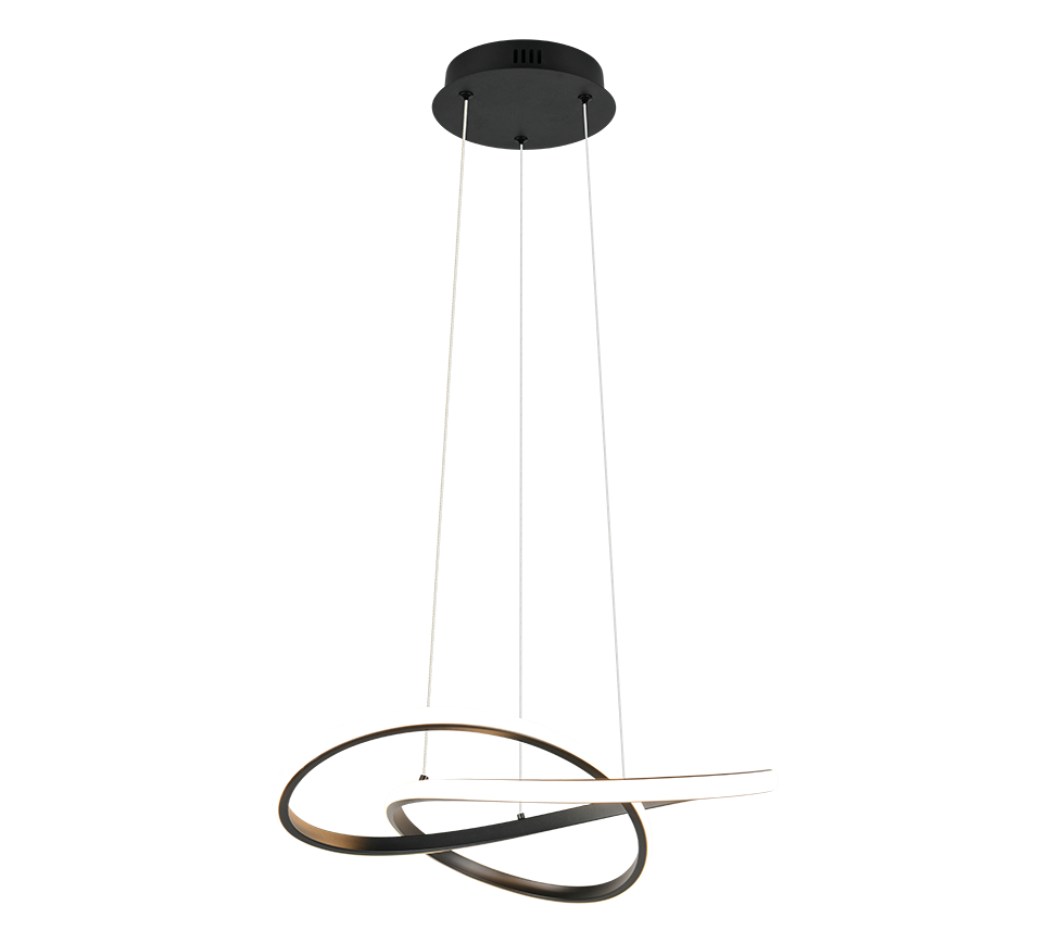 MANSA | Pendant | Black mat | Metal