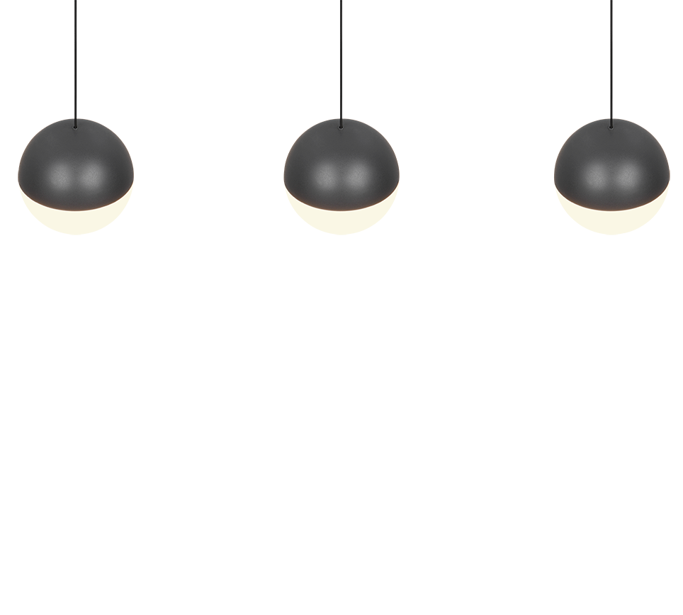 SENTA | Pendant | Anthracite | Plastic